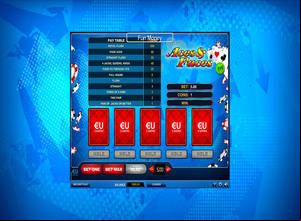 Skill On Net Aces and Faces 1 Hand